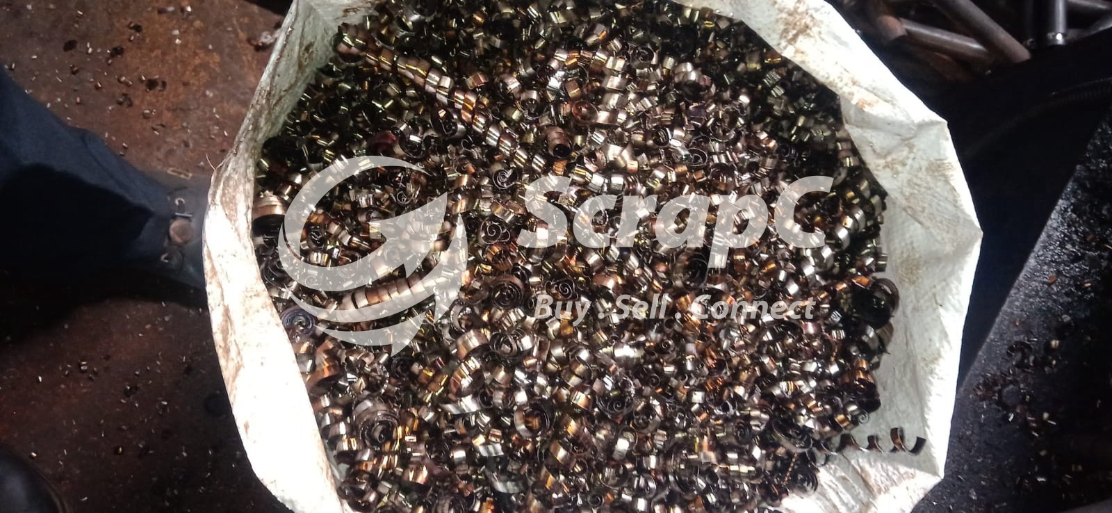 Metal Scrap Spring Spring Steel Turning | Metal Steel new | ScrapC | S-23L052